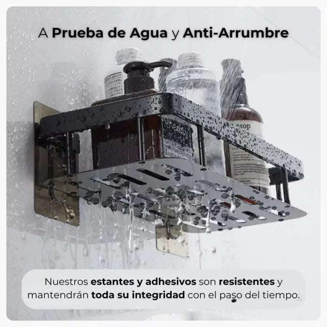 Estante Auto-adhesivo de Aluminio Para Baño