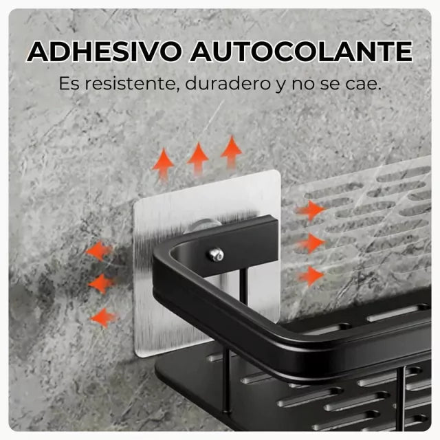 Estante Auto-adhesivo de Aluminio Para Baño