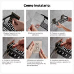 Estante Auto-adhesivo de Aluminio Para Baño